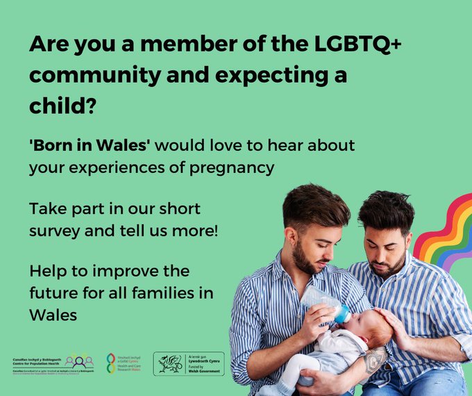 🏳️‍🌈Are you a member of the #LGBTQ+ community eagerly awaiting the arrival of your little one? 👶 #BorninWales is excited to connect with you and celebrate this joyous journey together! Share your experiences with us in this survey👉 bit.ly/3XEdWSh🌈 @ResearchWales