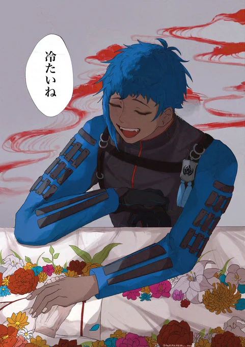 # リプ来たセリフで一コマ描く
冷たいね
⚠️審神者死んでる 