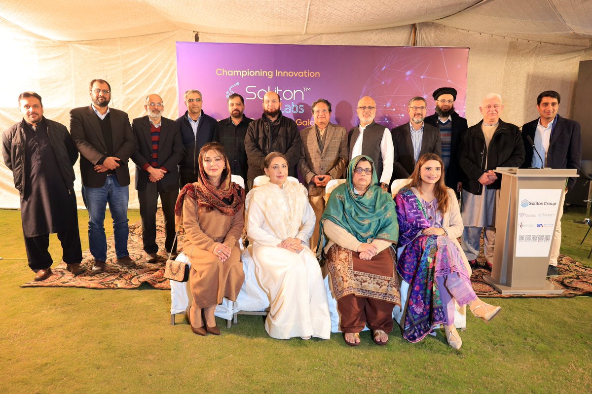 AIeF_edu's tweet photo. Soliton Technologies celebrated the inauguration of Pakistan's first-ever AI lab, Soliton AI LAB, at the Excellence Gala.  A distinguished figure, Dr. Javed Akram, Health Minister Punjab, graced the occasion as the Chief Guest. Details: https://t.co/fAuy26gSDC #aiinnovation https://t.co/rMgHGZX3Gt