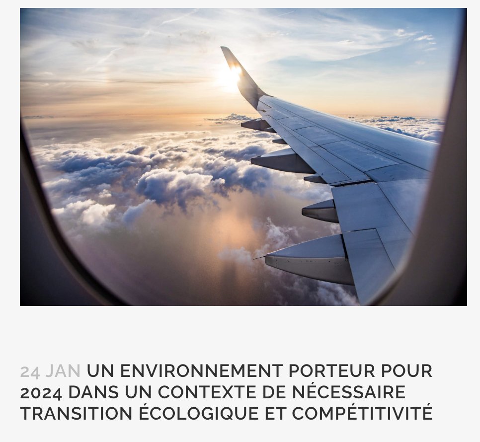 COMMUNIQUÉ 2⃣0⃣2⃣4⃣ [à dérouler] ✈️ | Un environnement porteur dans un contexte de nécessaire #TransitionEcologique & compétitivité 

Pour rappel, le trafic français en 2023 : près de 95% du niveau de 2019, et même à 100% au mois de décembre 2023.  

🛫 fnam.fr/un-environneme…