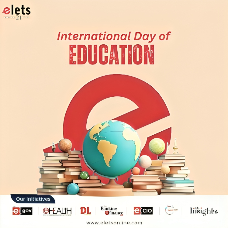 🌍✨Celebrate #InternationalEducationDay with @eletsonline✨🌍 Today, let's celebrate the brilliance of learning without borders. Embrace diversity, foster understanding, and ignite a passion for knowledge. Together, we shape a brighter, interconnected world! #EducationDay