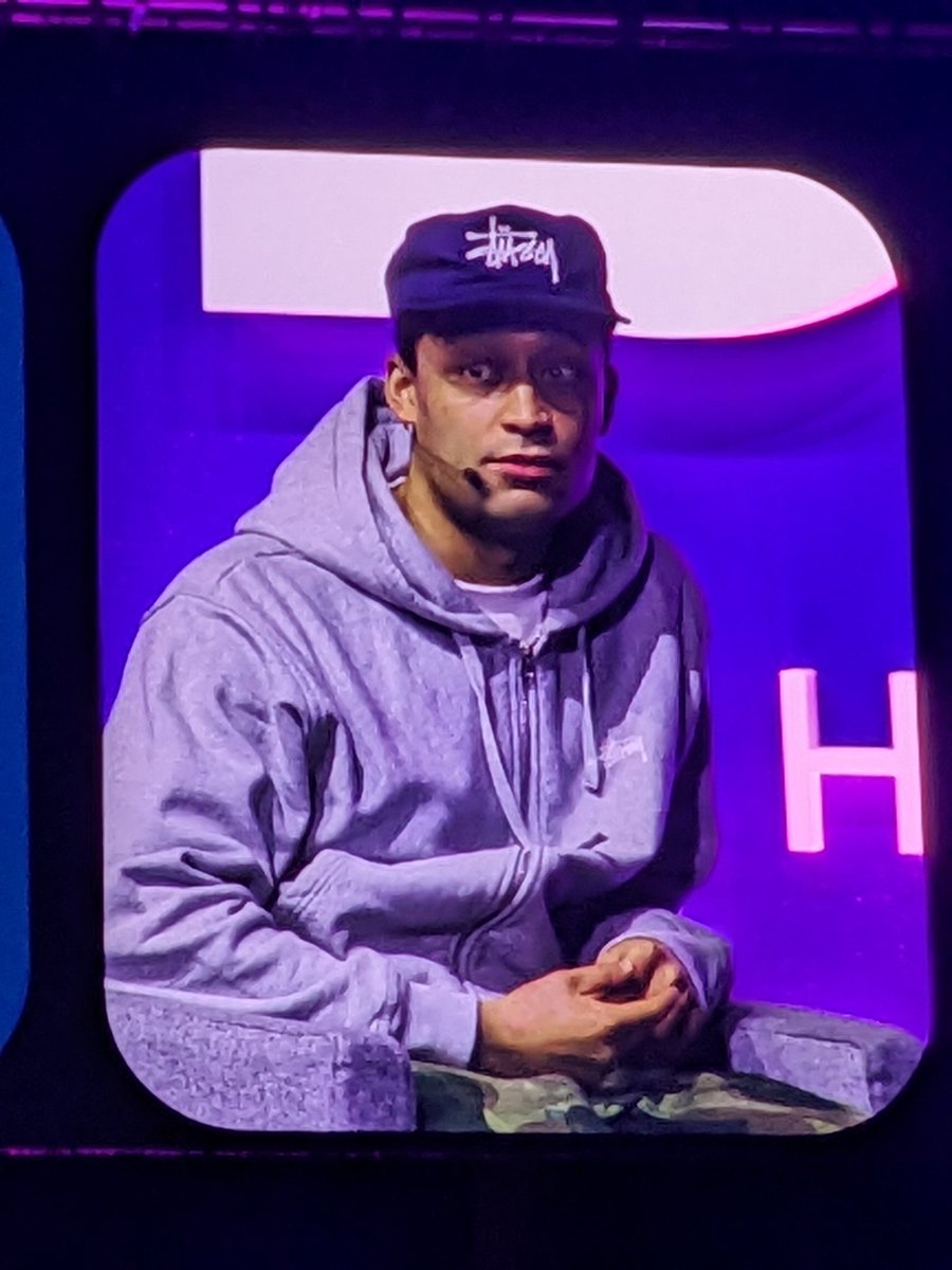Come the zombie apocalypse, people with #adhd will win, <a href="/LoyleCarner/">Loyle</a>  tells <a href="/louistheroux/">Louis Theroux</a> #Bett2024