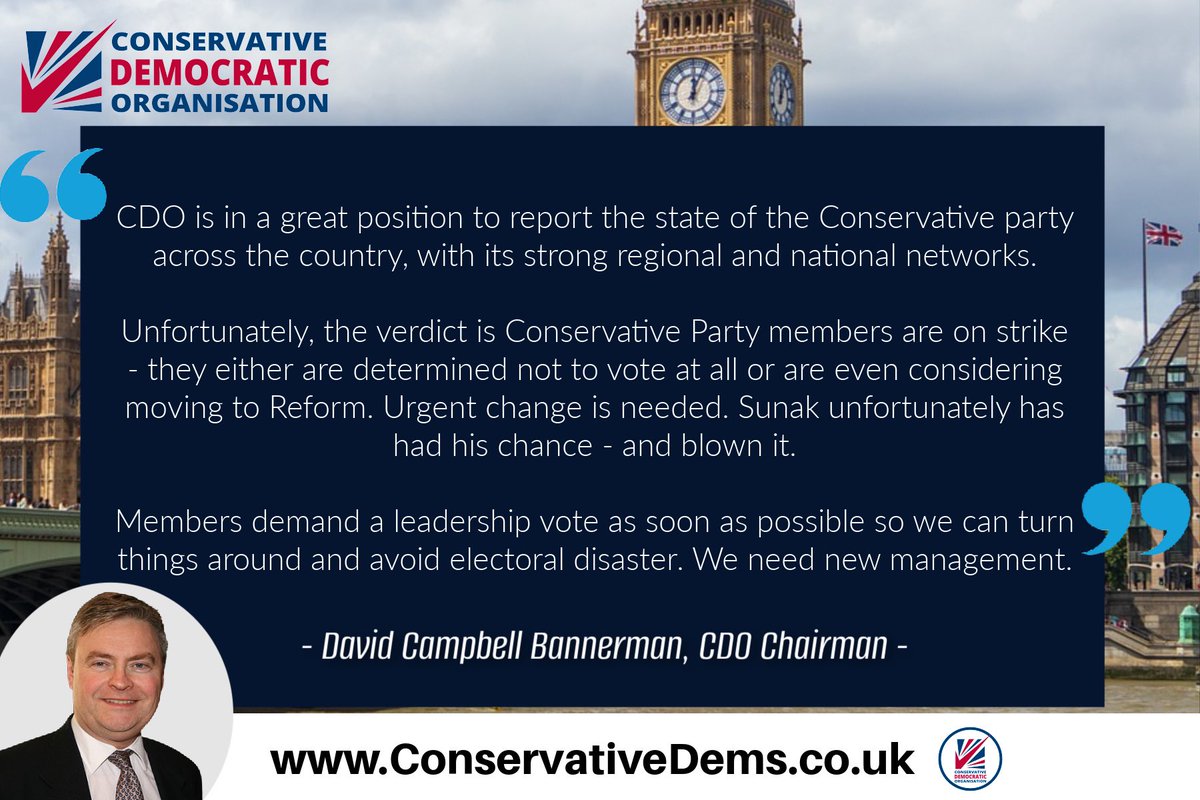 A statement from our #CDO Chairman @DCBMEP…
