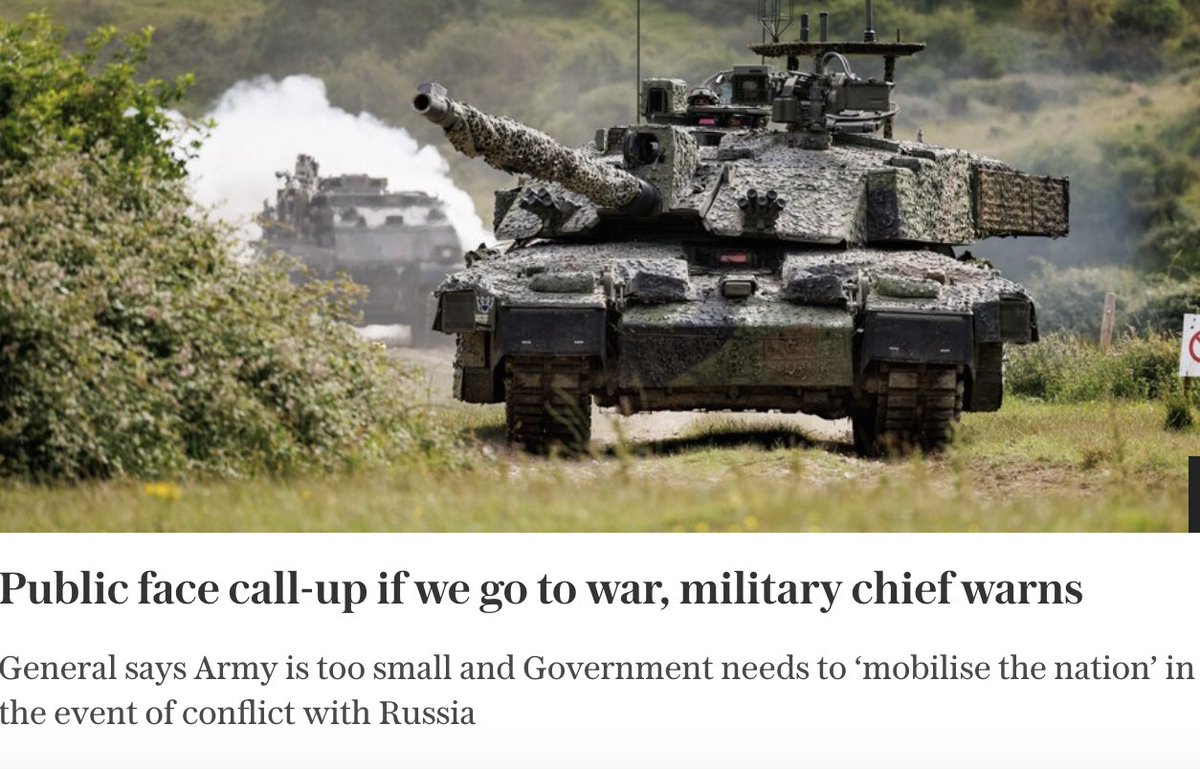 MartinDaubney's tweet image. CONSCRIPTION MADNESS! The government expects us to fight for it under conscription?

Why would any of us fight for a country that seems to despise us? 

A country that can't stop the boats - then calls us racist for objecting?

A country that will not control our borders - while…