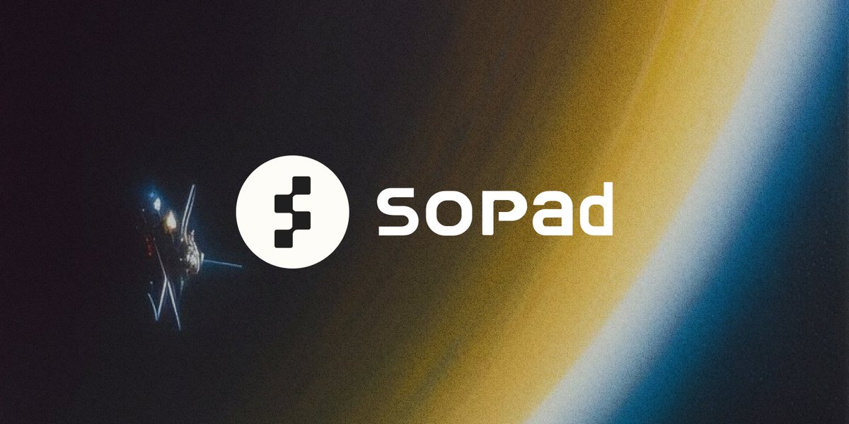 Port3Network's tweet photo. 💥Unveiling the logo for #SoPad, a visual manifestation of innovation within #Port3's pioneering spirit at the intersection of Web2 and #Web3. 

◼️The four interconnected squares stand as symbolic pillars, each representing a vital facet of #SoPad.

☄️▩ As the squares unite, #SoPad takes center stage, introducing a groundbreaking Social Launchpad—a revolutionary way to launch tokens that adds a new dimension.
