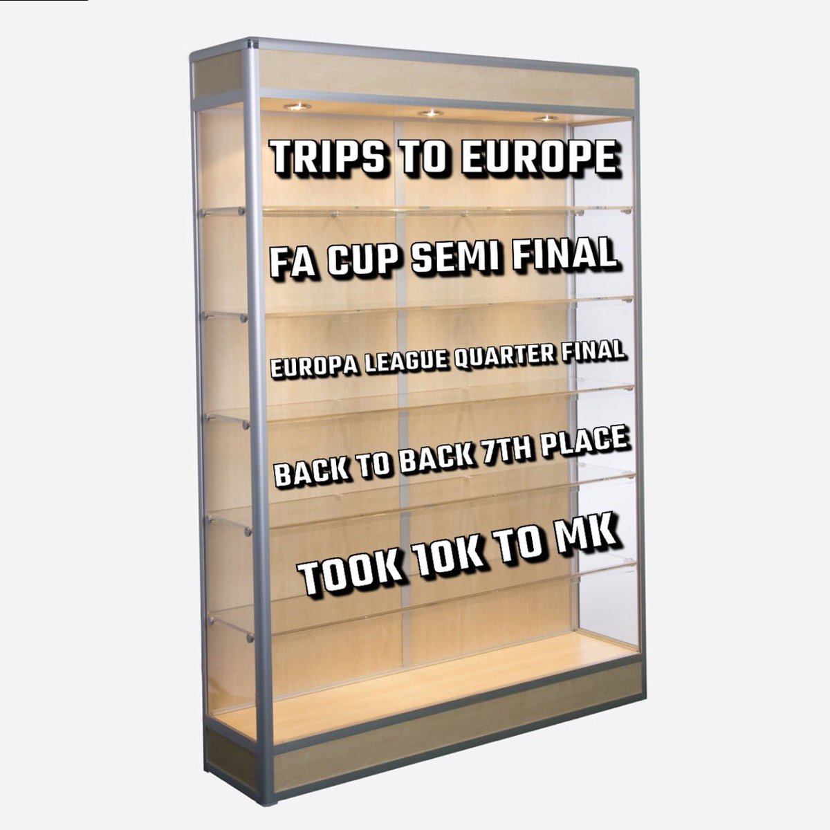 Warra trophy cabinet