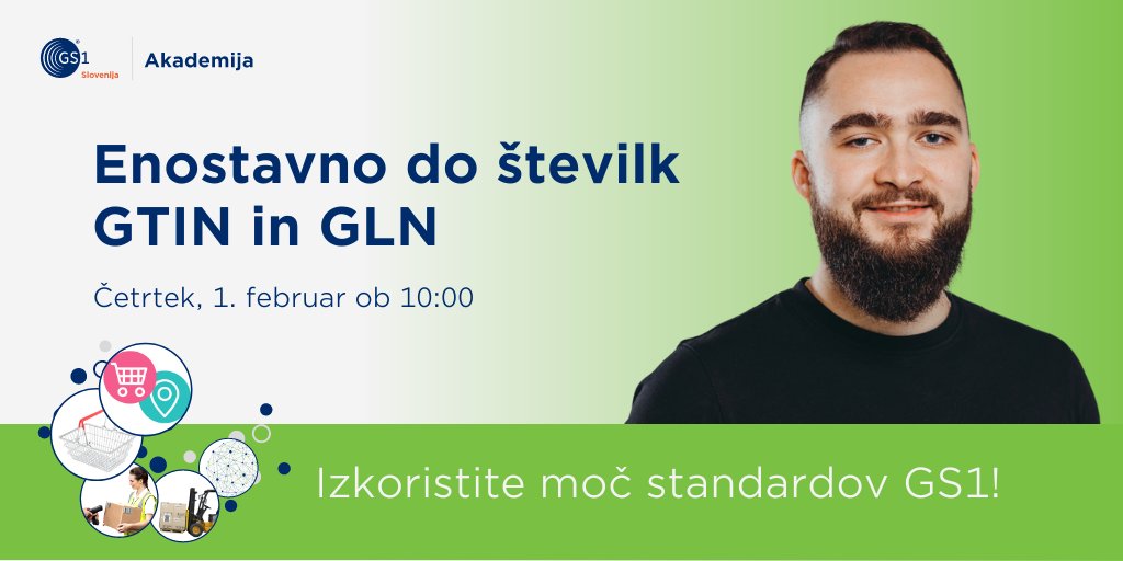 Na prvem seminarju z serije o pomenu identifikacijskih številk #GS1, kakšna je dodana vrednost in pomembnost Registrov. 👉Pridružite se nam - kotizacije NI! ❌ gs1si.org/dogodek/serija… #barcode #productID #supplychain #traceability #retail #logistics #locationID #gs1standards