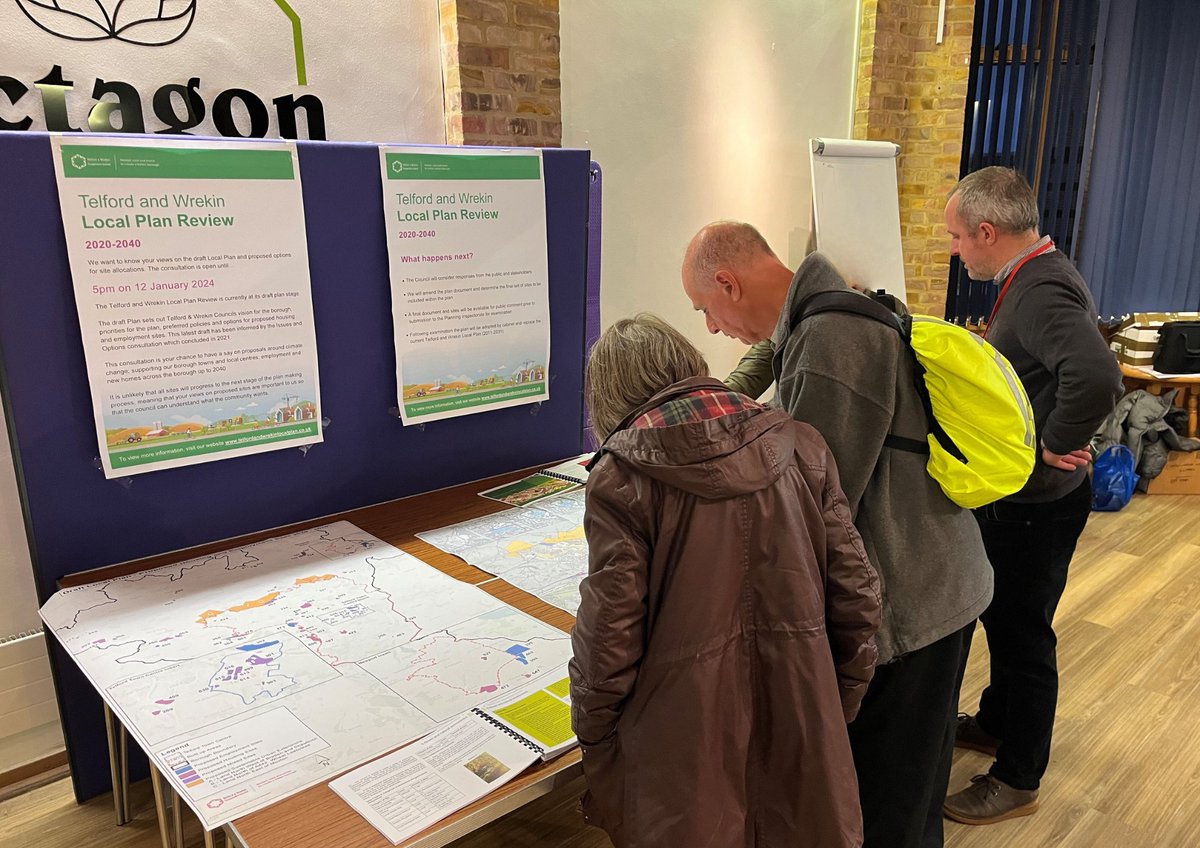 There is just one week left to submit your comments and help shape the #Telford and Wrekin draft Local Plan. Share your thoughts on housing, infrastructure, green spaces, community services and more! orlo.uk/rUJwz #telford