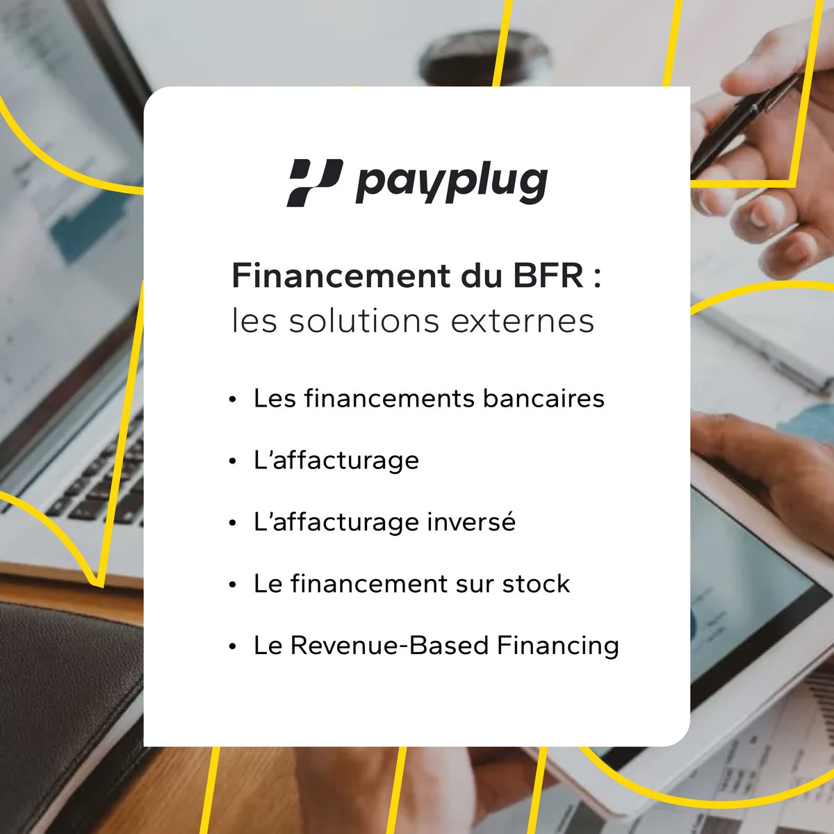 Payplug (@payplug) on Twitter photo Le #BFR est un indicateur clé de la santé financière de toute entreprise.
Comment le calculer et le financer ?
La réponse dans cet article de <a href="/Getunlimitd/">Unlimitd - Revenue-Based Financing</a> : payplug.com/fr/blog/financ… Le #BFR est un indicateur clé de la santé financière de toute entreprise.
Comment le calculer et le financer ?
La réponse dans cet article de <a href="/Getunlimitd/">Unlimitd - Revenue-Based Financing</a> : payplug.com/fr/blog/financ…