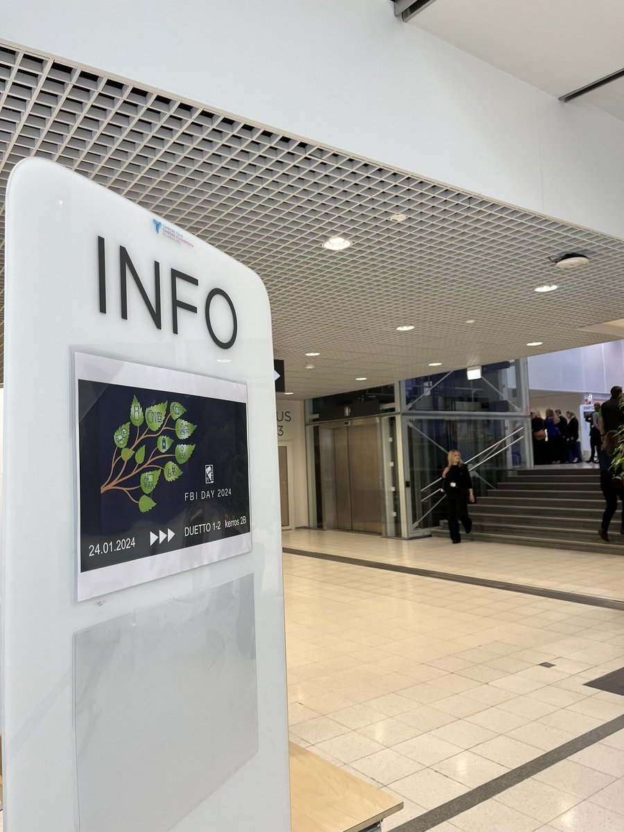 FBI DAY 2024 is about to start at @tamperetalo! Today we welcome around 300 students and 20 companies from forest-based industries to network and discuss future career opportunities 🤝 #FBIDAY2024