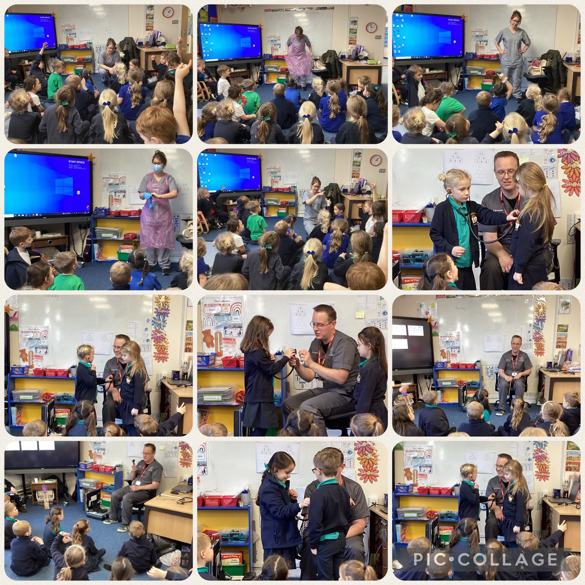 GwenfoCWPrimary's tweet image. Diolch to Mrs Croudace and Dr Crouch for coming in to speak to us about their jobs - #GwenfoY1 had so many questions, thanks for answering them all! 🦷 🪥 🩺 #worldofworkweek