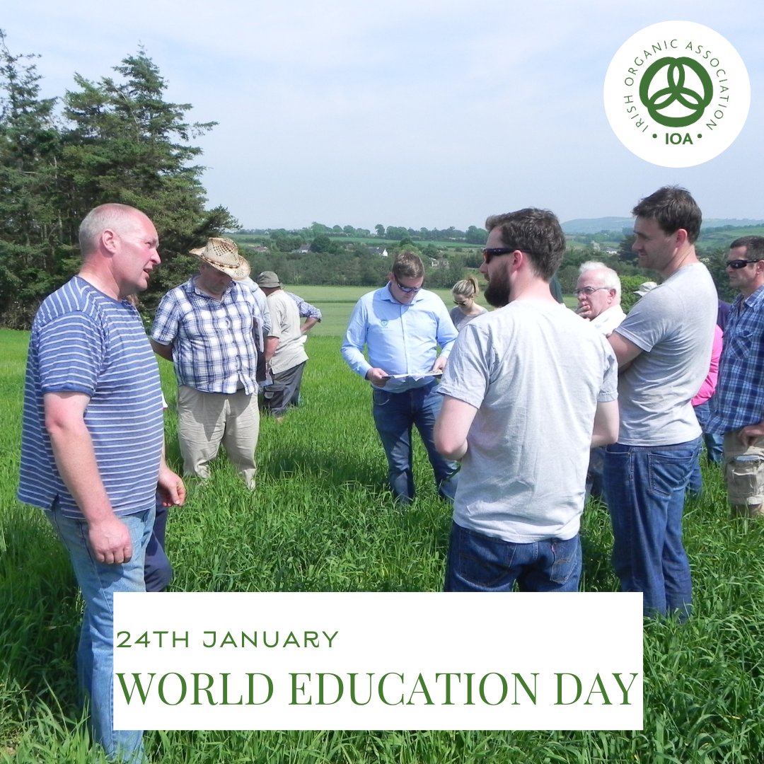 Organic Farming Systems are highly knowledge-intensive enterprises. We are passionate about knowledge and learning for sustainable development. Let’s celebrate UN International Day of Education for All whether in Ireland or further afield.

#EducationDay2024