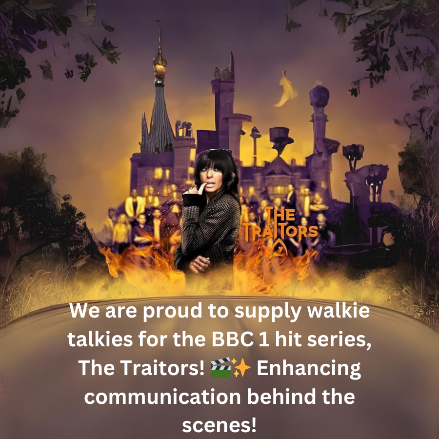 Get your hands on our reliable and durable walkie talkies for your next film and TV productions!

#EarsPlc #TheTraitors #CommunicationMatters #filmmaking #bbc #communication #radiocommunication #walkietalkie #filmtvproduction