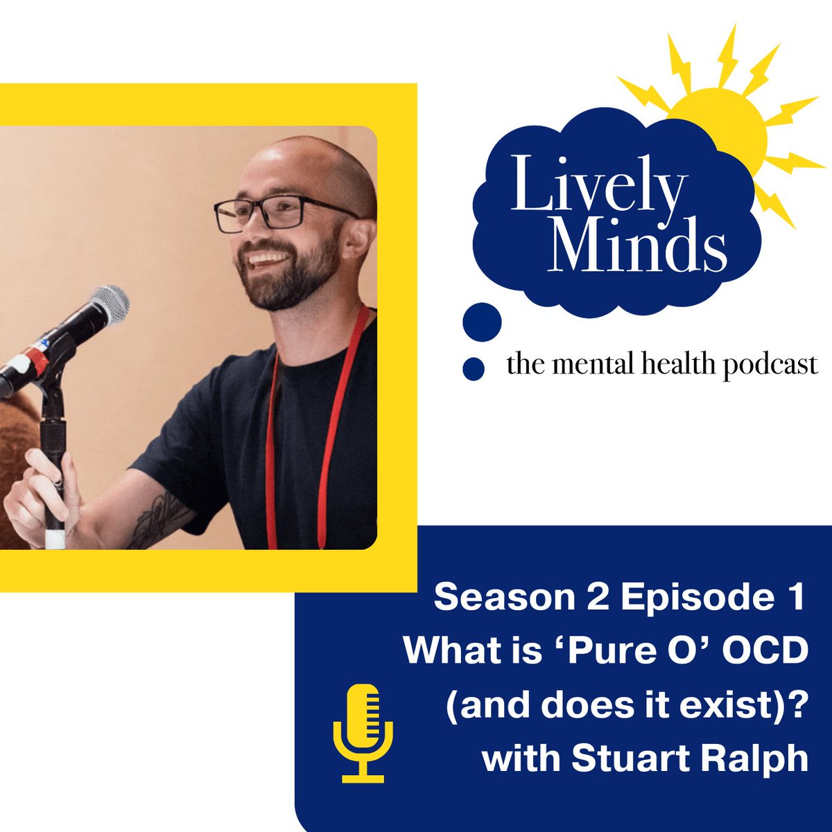 Series 2 is officially here! We're kicking off with our wonderful returning guest Stuart Ralph from @TheOCDStories podcast in Episode 1: What is 'Pure O' (and does it exist)? subscribe NOW wherever you get your podcasts anyamedia.net/project/lively… #PureO #OCD #MentalHealthPodcast