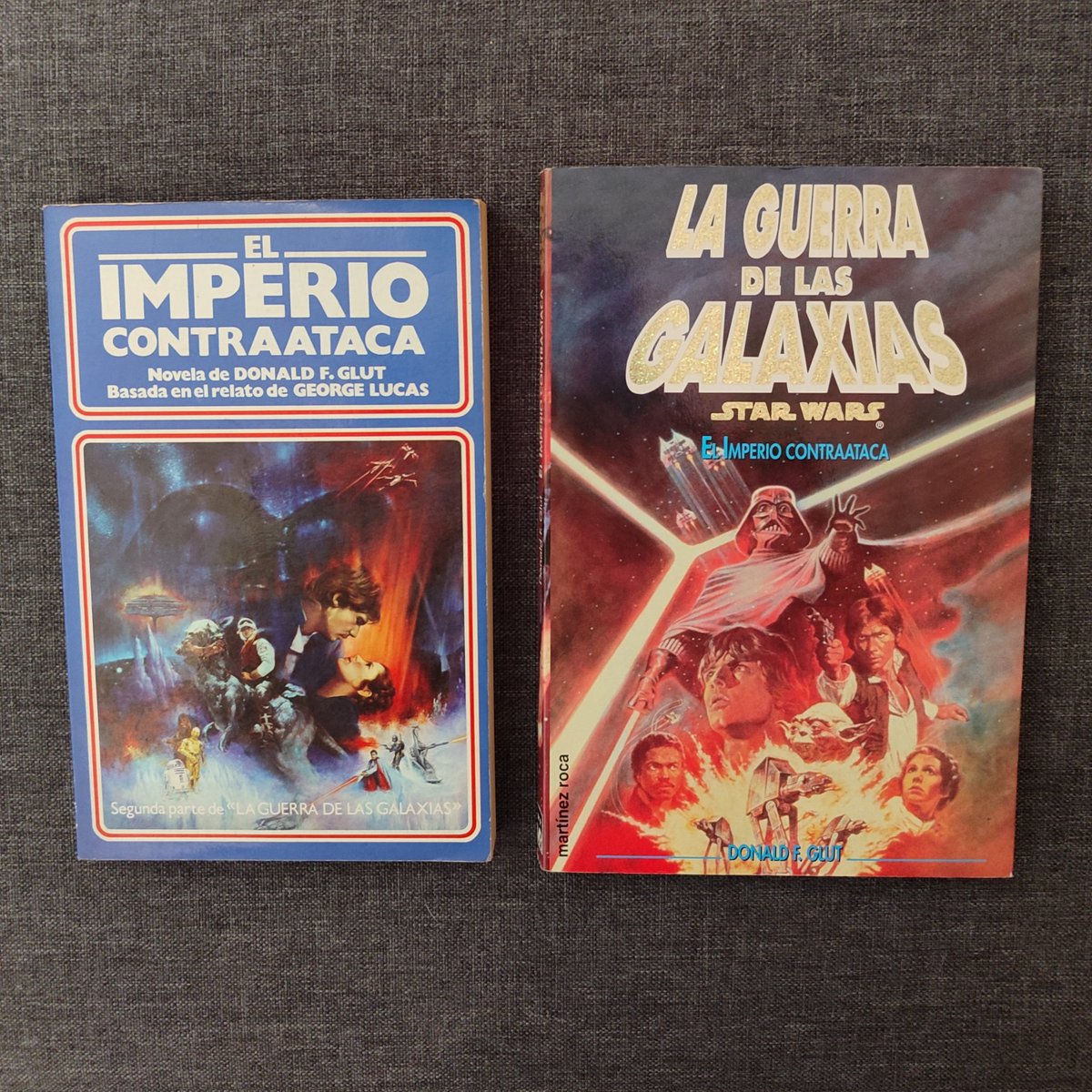 EscribaSith's tweet photo. #68 El imperio contraataca
Segunda novelización de la trilogía original de #StarWars
¿Que os parece la adaptación escrita por #DonaldFGlut?
Tenemos 2 ediciones:
1° de #ArgosVergara
2° de @MREdiciones #MartinezRoca https://t.co/tHpwS9LLqC