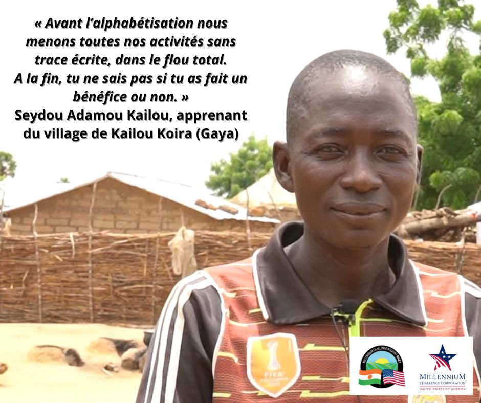 Millennium Challenge Account - Niger (MCA-Niger) (@mcaniger) on Twitter photo Le Compact du #Niger a formé plus de 8 000 personnes – dont 52 % de #femmes – à l'alphabétisation et aux calculs de base <a href="/MCCgov/">Millennium Challenge Corporation</a> #EducationDay Le Compact du #Niger a formé plus de 8 000 personnes – dont 52 % de #femmes – à l'alphabétisation et aux calculs de base <a href="/MCCgov/">Millennium Challenge Corporation</a> #EducationDay