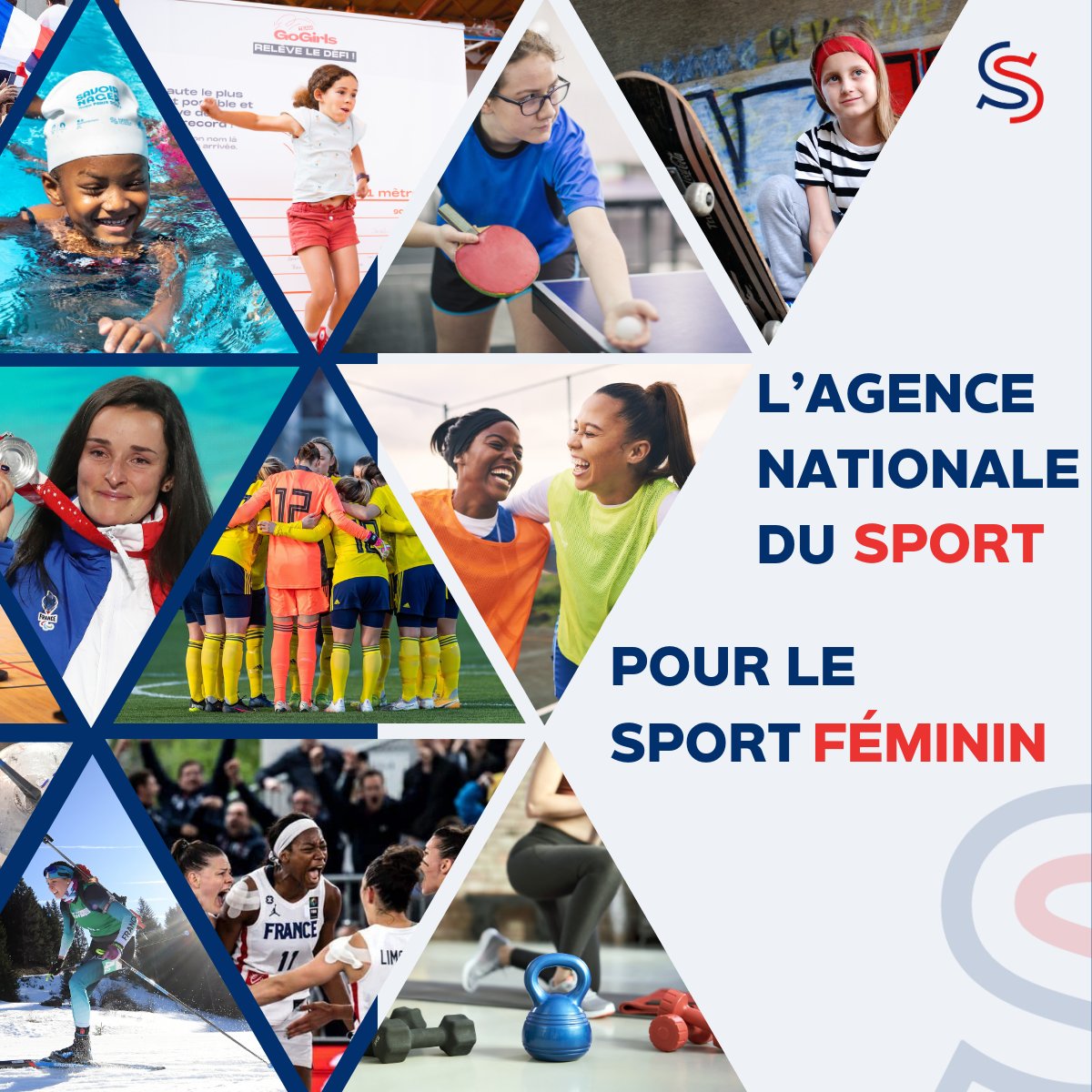 🤾‍♀️ #JournéeInternationaleduSportFéminin !

Le sport féminin, une priorité pour l'Agence nationale du Sport !

Toute l'année l'Agence s'engage : médiatisation, pratique féminine, accompagnement du haut niveau, partenariats..

👉 Cap sur 2024 aux côtés de celles qui font le sport !