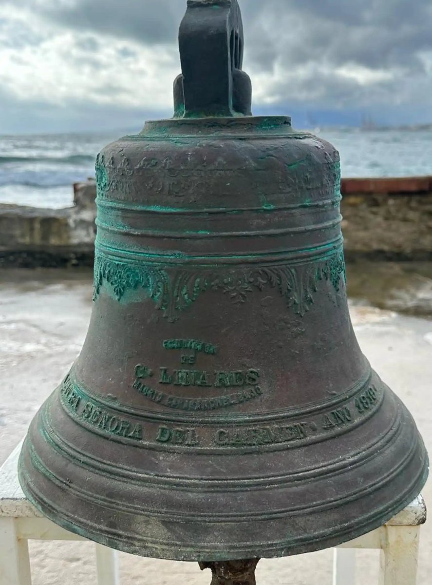 🔔 La campana de más de 100 años que 'inauguró' los #BañosdelCarmen y que regresará al antiguo balneario

📋 Fabricada en el año 1919, es uno de los bienes incluidos por la @AndaluciaJunta en el expediente de protección del antiguo balneario

ℹ️ elespanol.com/malaga/malaga-…