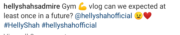 Indira99889990's tweet photo. Before asking for a ' gym vlog' first teach helly meaning of  'gym'😂😂😂😂😂😂😂.whole day either making reels or food vlogs😂😂😂😂.    #hellyshah https://t.co/aTBDZPdWsr