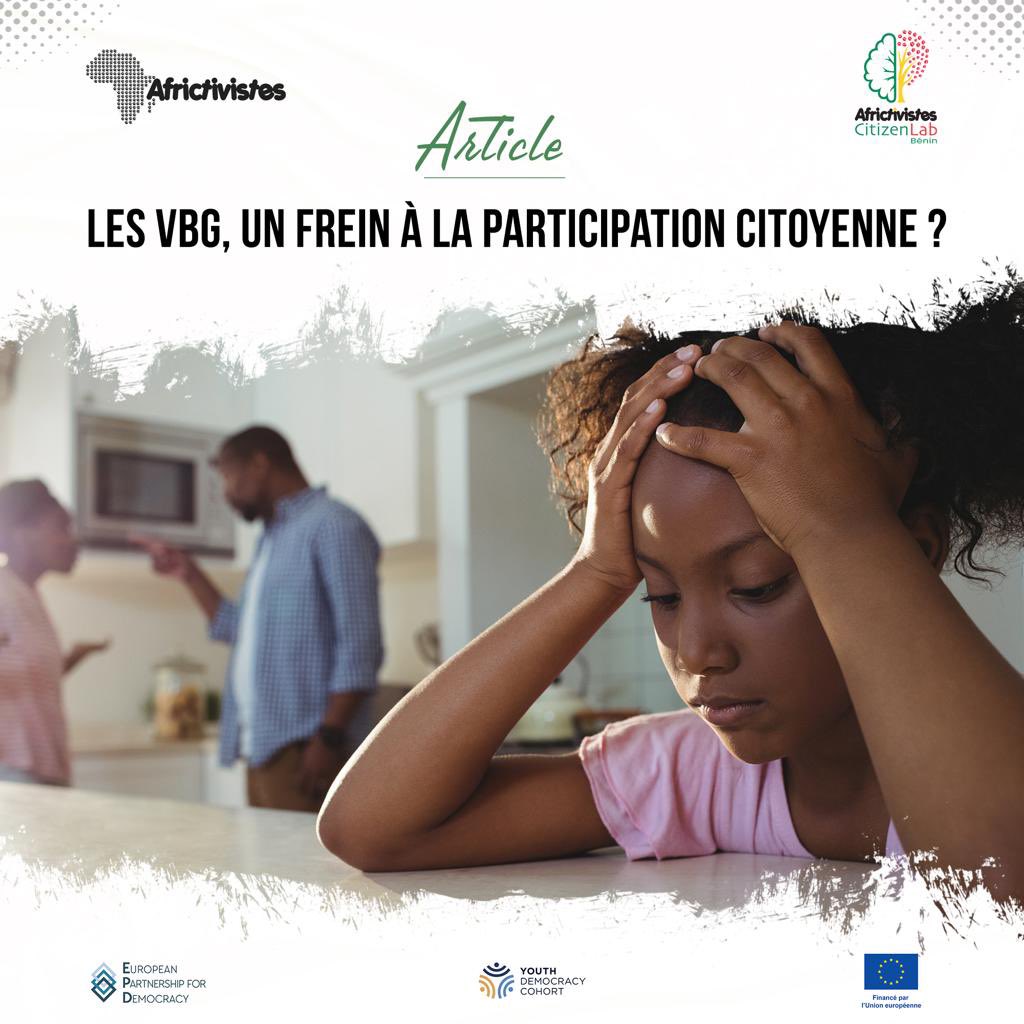 “L’impact des VBG s’étend à l’ensemble de la société” selon @Tesla_Gbedonou 

En savoir plus sur VBG-Démocratie ici : 
citizenlabbenin.org/les-vbg-un-fre…

Financé par @EU_Partnerships⚡ Soutenu par la @YouthCohort

#ACLB #AfricTivistes #SupportedByYDC #YouthDemocracyCohort #YDC