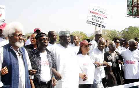"Let's kill corruption before it kills us".