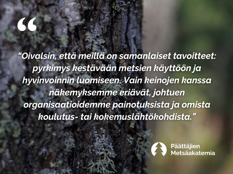 Päättäjien Metsäakatemia tweet media