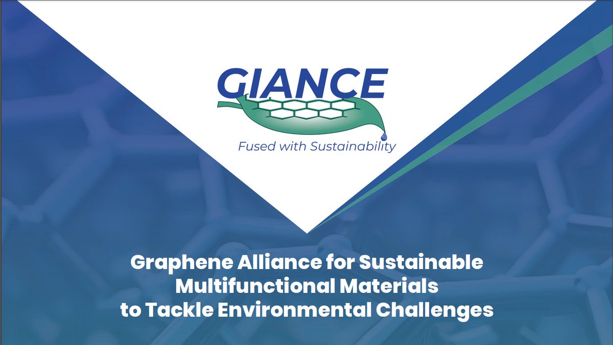 23 partners, 10 countries for #HorizonEurope #GIANCE project: #Graphene Alliance for #Sustainable Multifunctional Materials to Tackle #Environmental Challenges in automotive,aerospace,hydrogen,water treatment industries @GrapheneEU Learn more at tinyurl.com/yoscvyop