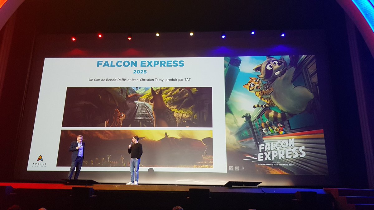 Le film français (@lefilmfrancais) on Twitter photo .#FrenchConvention : toujours rayon cinéma familial, <a href="/Apollo_Distrib/">Apollo Films</a> présente Falcon Express de Benoît Daffis et Jean-Christian Tassy, poursuivant ici sa collaboration avec <a href="/tatprodofficial/">TAT productions</a>. En salle en 2025. .#FrenchConvention : toujours rayon cinéma familial, <a href="/Apollo_Distrib/">Apollo Films</a> présente Falcon Express de Benoît Daffis et Jean-Christian Tassy, poursuivant ici sa collaboration avec <a href="/tatprodofficial/">TAT productions</a>. En salle en 2025.