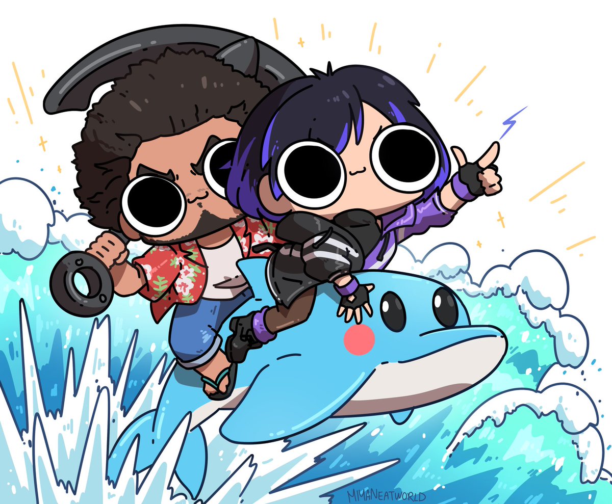 「Trying to play multiple upcoming games a」|MΔDDiEのイラスト