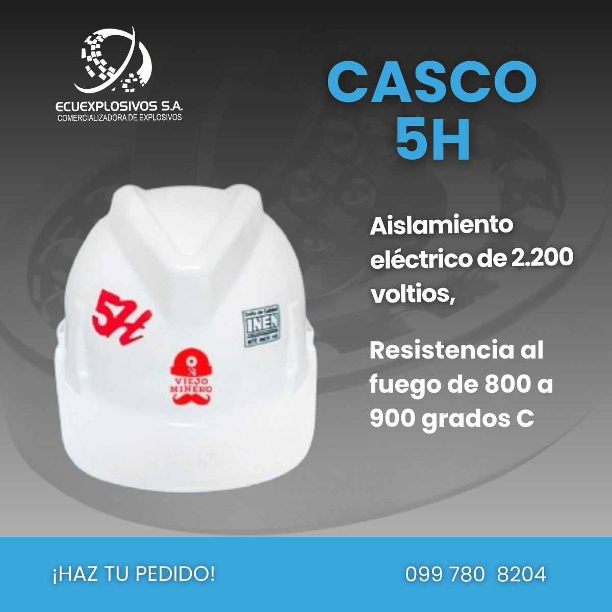 ecuexplosivos's tweet image. Seguridad Industrial adecuada en todo momento, dentro y fuera de mina,

Comercializamos cascos homologados nacionalmente.

¡PÍDELOS HOY MISMO!
099 780 8204

#Ecuexplosivos #CASCOS #seguridadindustrial #Guayaquil #Durán