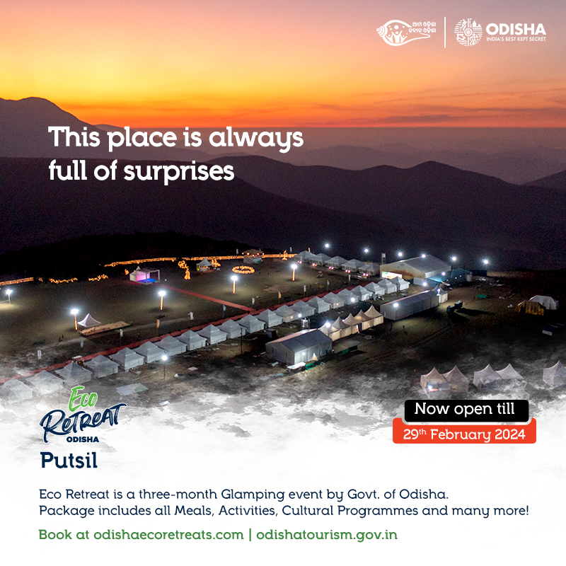 odisha_tourism's tweet photo. Prepare for a serene escape to #EcoRetreatPutsil, where you can unwind amidst majestic Eastern Ghats and immerse yourself in the breathtaking beauty of nature.

Book now!

#EcoRetreatOdisha #OdishaTourism #IndiasBestKeptSecret