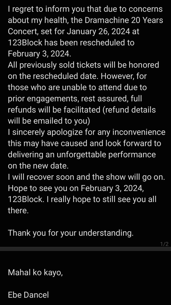 Ebe Dancel tweet media