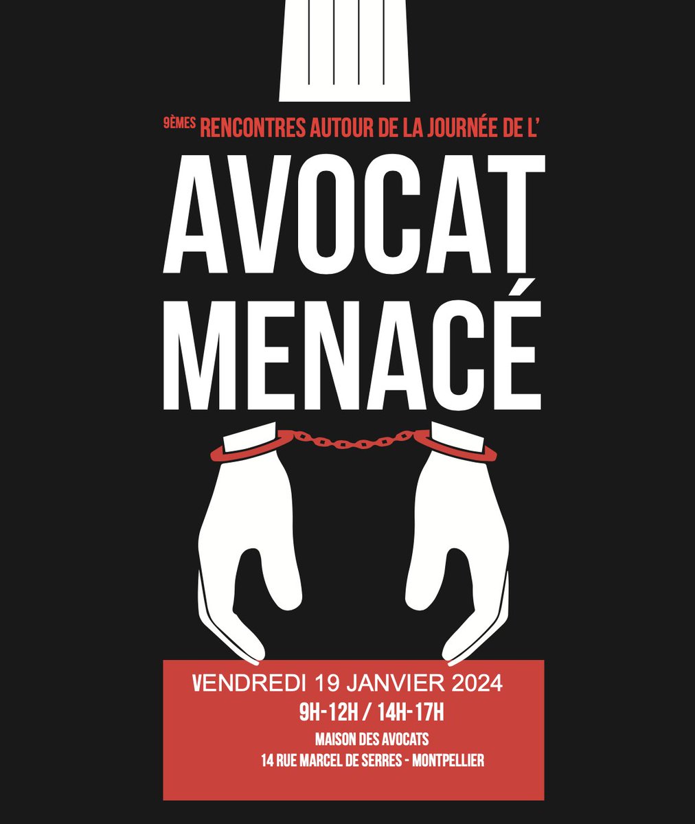 BarreauMTP's tweet photo. Organisation à #Montpellier de la Journée internationale des avocats en danger @ProtectLawyers et exposition "Femme, Vie, Liberté" @CNBarreaux  
@Conf_Batonniers @IdhMontpellier @SAFMONTPELLIER https://t.co/lIMmYsnoXJ