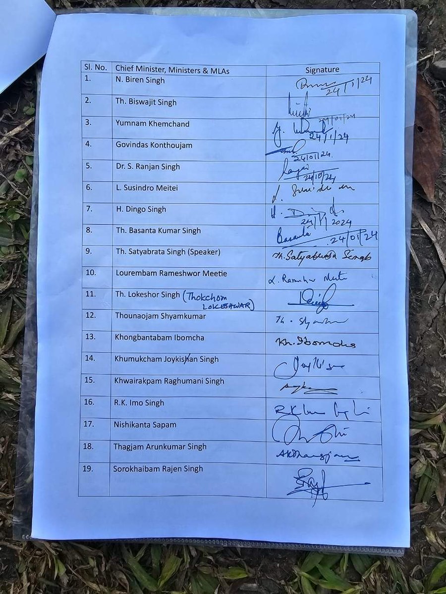 ManipurTimes's tweet photo. On January 24, 2024, Arambai Tenggol successfully brought together 37 MLAs from Manipur's "valley region," transcending political and ideological differences. 

This unified effort, motivated by the Socio Cultural Organisation's commitment to public welfare, culminated in a peaceful march toward Kangla Fort, a Meitei sacred site.

#Kangla #ArambaiTenggol #MeiteiMLAUnited #ManipurFightsBack