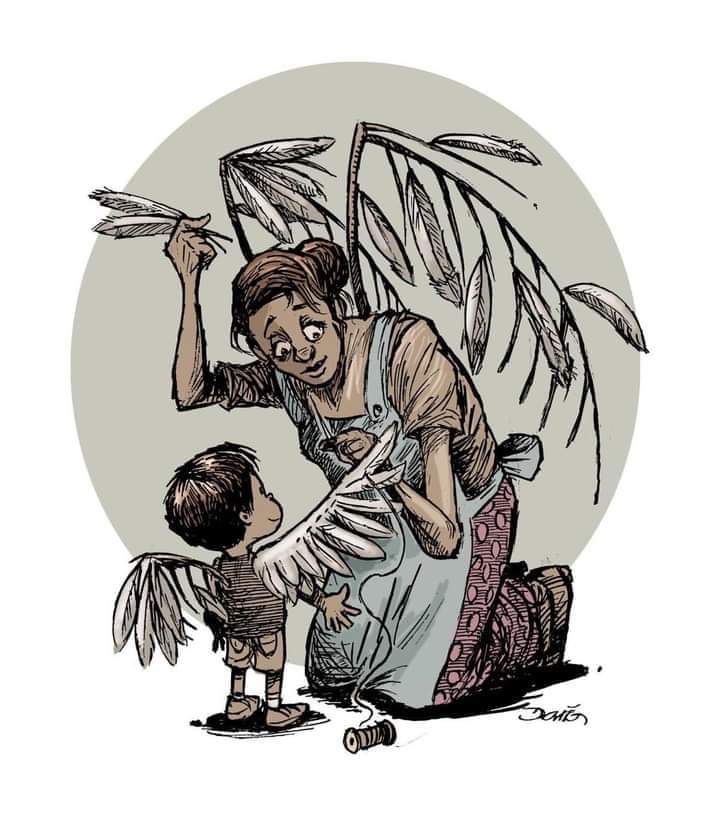 Valorize sua coroa, existe ex-namorada, ex- esposa, mas não existe ex-mãe.