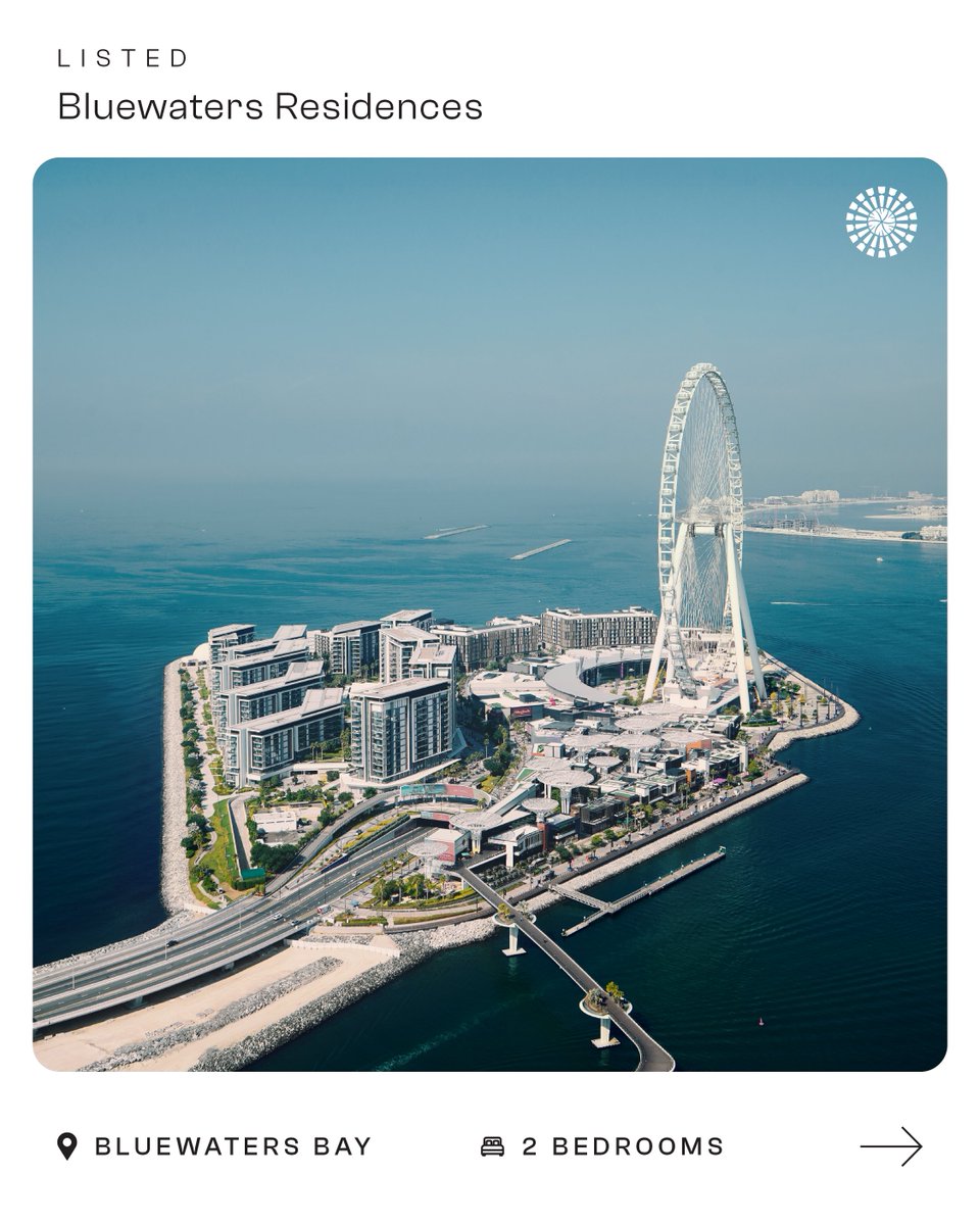 RealtyMorgans's tweet photo. 📍Bluewaters Residences 
▪ 2 Bedrooms | 1,510 sq.ft
▪ Open Kitchen Style | Spacious Balcony | Built-in Wardrobes | First Class Amenities. 

Get in touch with us for more info:
▪ +971 55 150 2347
▪ info@morgansrealty.com

#luxuryproperties #DubaiRealEstate #Bluewatersbay https://t.co/V7T8vViHEm