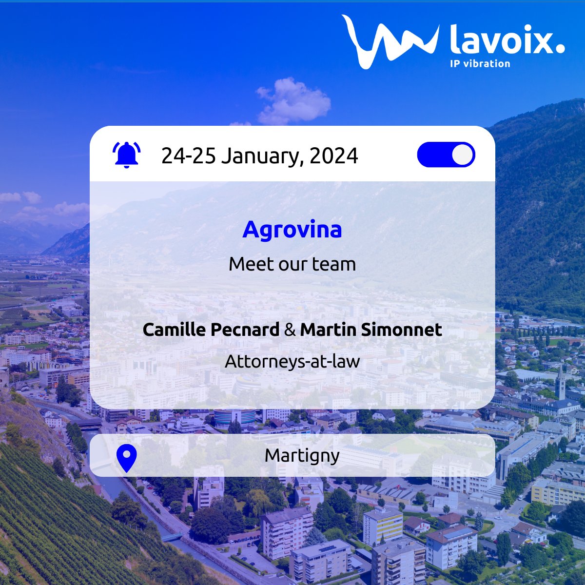 Lavoix - IP vibration tweet media