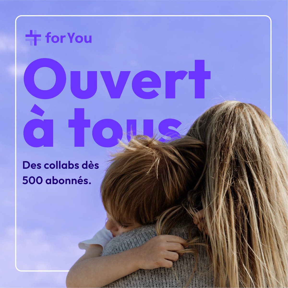 forYou_fr's tweet photo. 🌟💜 Sur https://t.co/GR7cNnfrh5, l'opportunité n'attend pas le nombre des abonnés. 

Dès 500 followers, ouvrez la porte à des collaborations significatives. 

Chaque influenceur a une voix, et chez ForYou, chaque voix a de la valeur.

#OuvertATous #CollabAccessible https://t.co/mlYOu3PTxJ