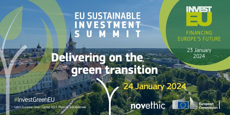 #Event

Gilles Moreau will today be attending the European Sustainable Investment Summit organised by the European Commission.  

🗓️ 24 January 2024 at 3:50pm 

To watch the event live: ec.europa.eu/economy_financ…
 
#InvestGreenEU