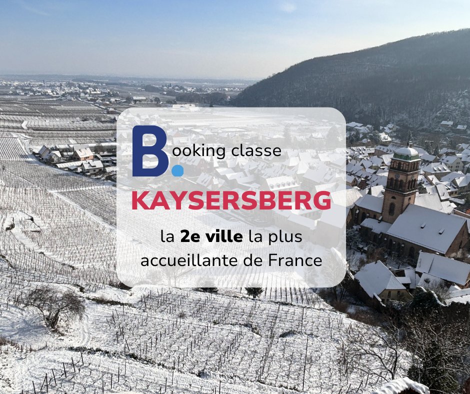 #Kaysersberg est élue la 2e ville la plus accueillante de France, d'après les avis clients du site <a href="/bookingcom/">Booking.com</a>. Merci à tous ! #alsace <a href="/TopmusicAlsace/">Top Music</a> @bleualsace <a href="/Alsace/">Alsace</a> <a href="/Europe2/">Europe 2</a> <a href="/Europe1/">Europe 1</a> <a href="/RTLFrance/">RTL France</a> <a href="/ADT_alsace/">ADT_Alsace</a>