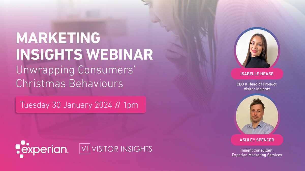 Fresh out of the season, there’s no better time to start planning your holiday #marketing for this year.

And it starts at our ‘Unwrapping Consumers’ Christmas Behaviours’ webinar on 30 January. Register now: bit.ly/499BpzT