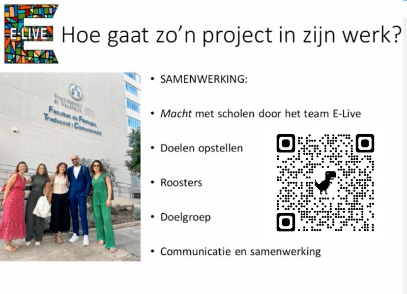 ELIVE_project's tweet photo. De nieuwste opnames van Nederlandse schoolleraren die hun ervaringen hebben gedeeld met virtuele. Ontdek hoe ze leerlingen betrekken en wereldwijd intercultureel 
leren bevorderen. (Link en QR-code hieronder)
 @EUErasmusPlus @EurocallLang

https://t.co/UjrILXuZQI https://t.co/Jh2NxuellQ