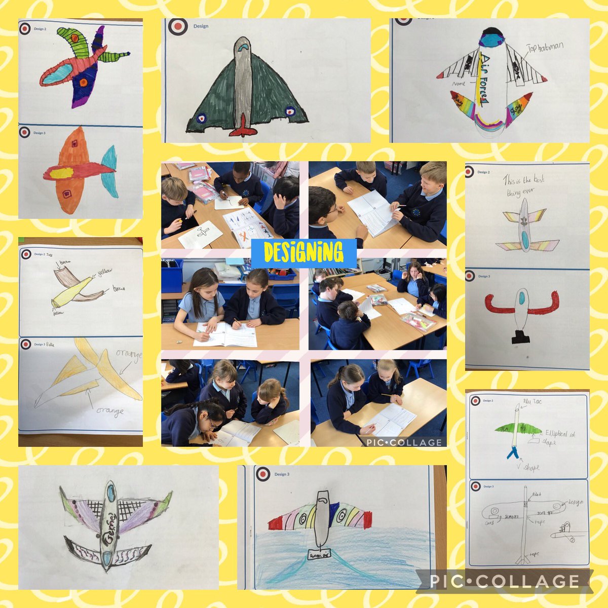 StAugustinesCPS's tweet photo. Y5 working hard to design their gliders as part of the @SmallpeiceTrust challenge this morning. Onwards to the build phase! #CollaboratingConnie #RoadtoRIAT https://t.co/FATk3fUgMK
