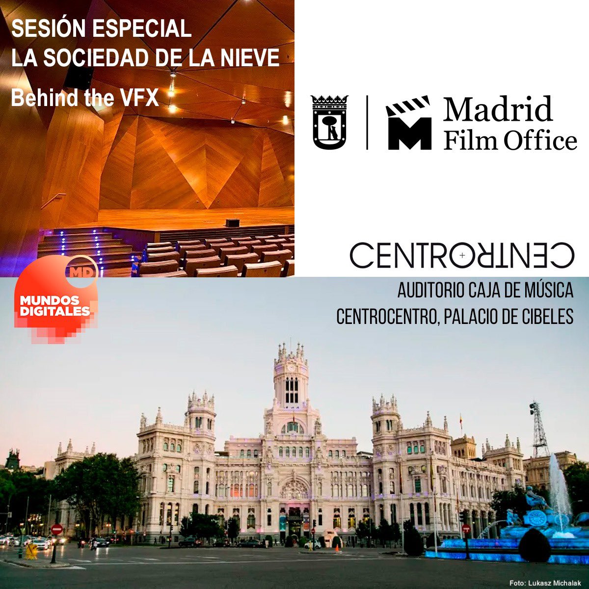 Llegó el día, y llegó con nominaciones al Oscar!!! Nos vemos esta tarde en Palacio de Cibeles. Apertura de puertas a las 18:30 horas.
 #vfx #virtualproduction #ICVFX