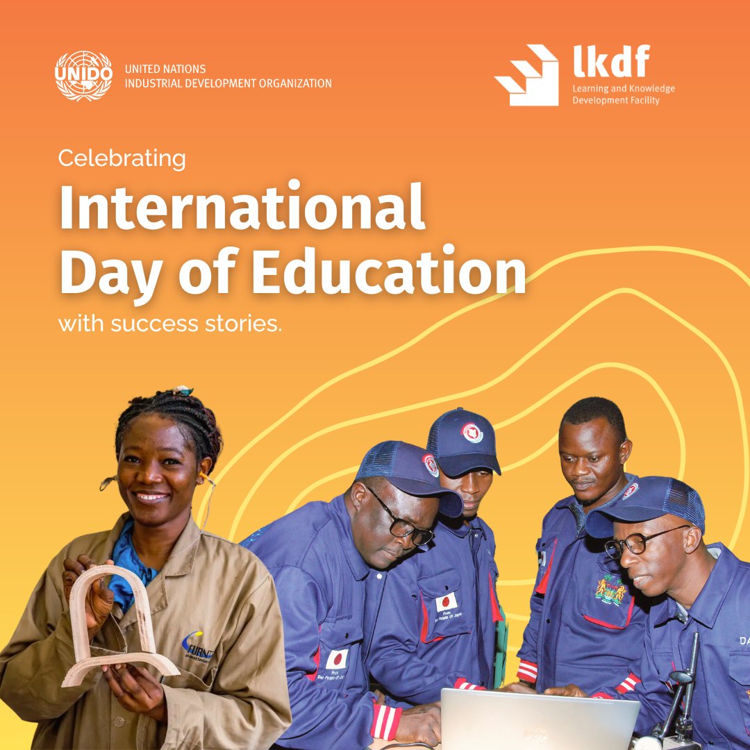 Today we celebrate International Education Day! 🧑‍🏫 Join us in celebrating the impactful role of vocational training educators in Sierra Leone, Liberia, and the Democratic Republic of Congo by taking a peek at their success stories: lkdfacility.org/news/celebrati… #EducationDay #Skills