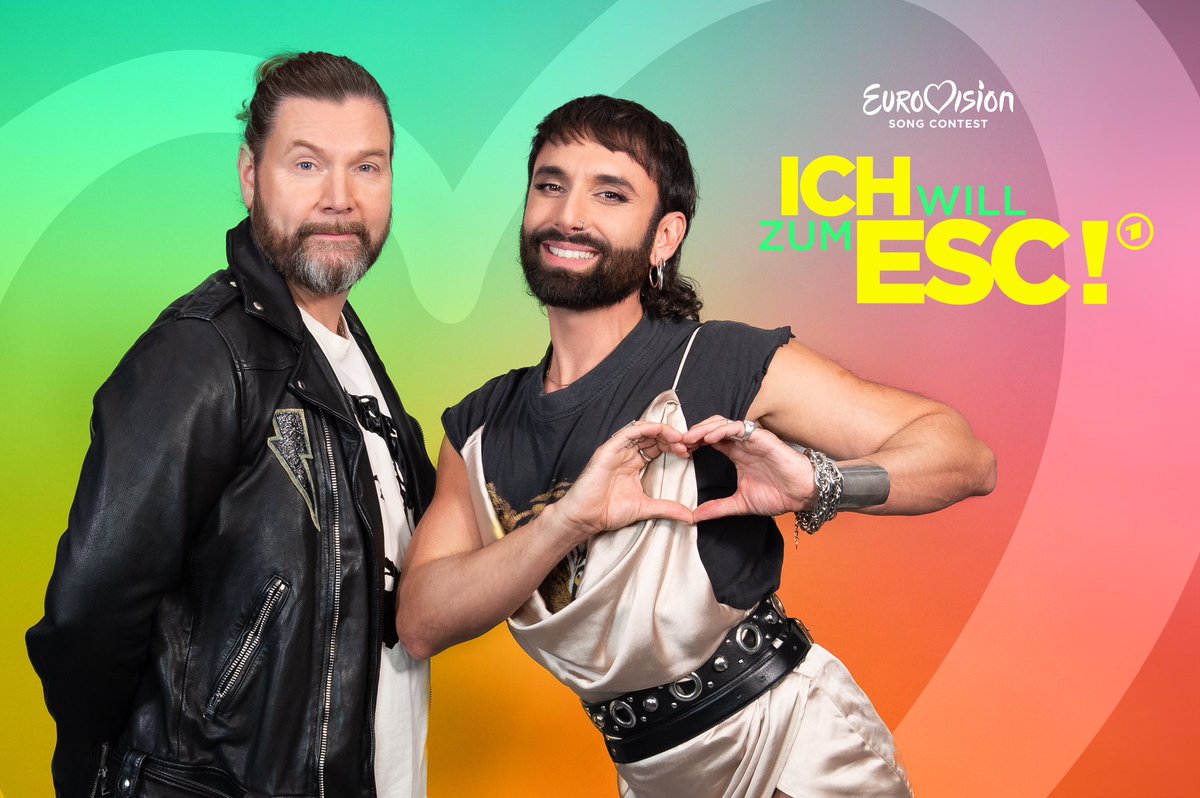 Tomorrow, the first episodes of „Ich Will Zum ESC!“ will be available in the ARD Mediathek! 🧡💛🩷 Watch it here: ardmediathek.de/serie/Y3JpZDov… #IchWillZumESC #Eurovision2024