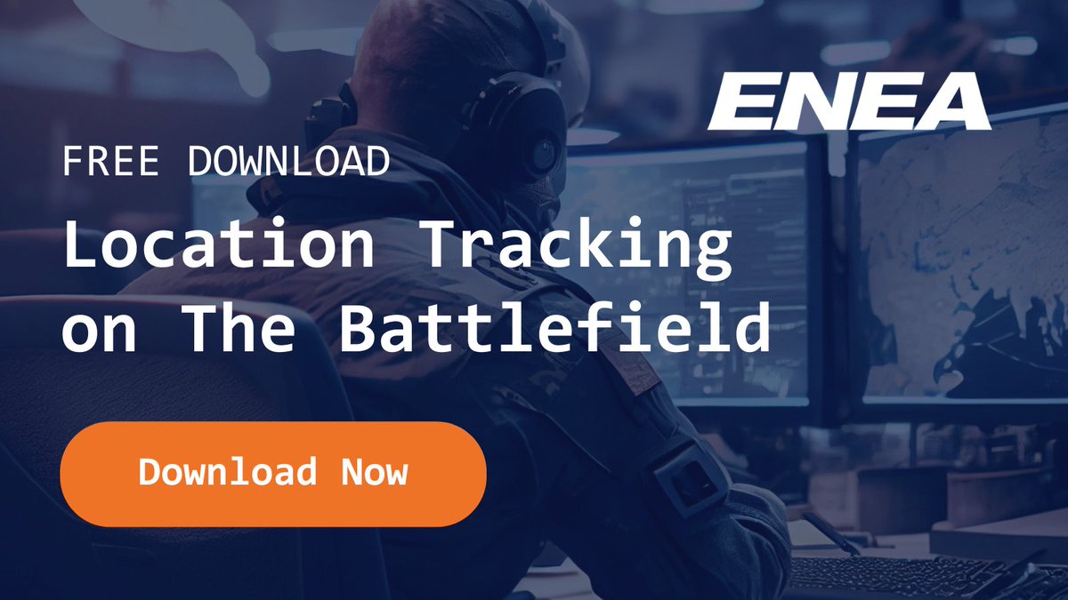 Just released: Enea's groundbreaking report exploring #LocationTracking on the battlefield, designed to help military, #telecom &amp; government policymakers better understand the risks that mobile devices carry on and off the battlefield. Read now: enea.com/insights/locat…