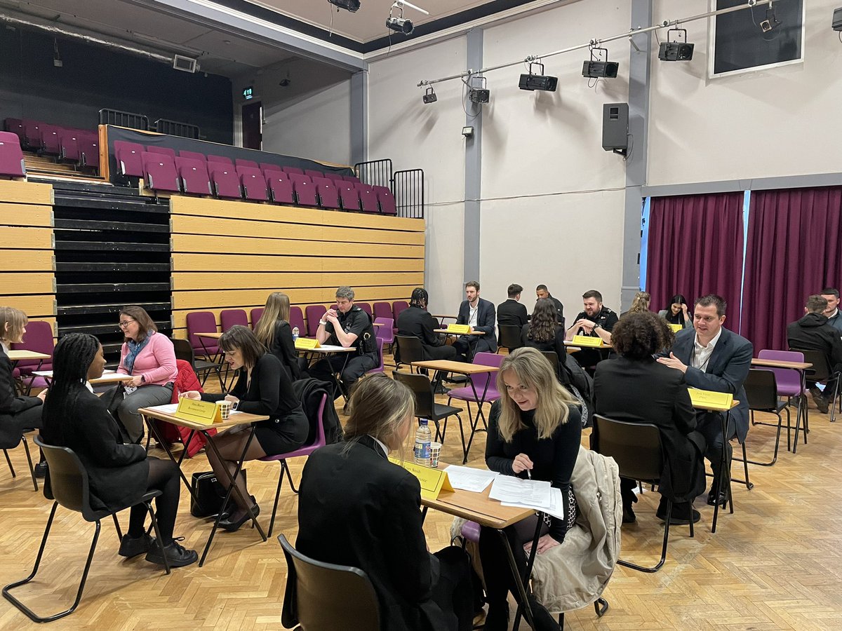 We’re in the middle of an amazing morning of mock interviews. Yr 11 students have left smiling and full of confidence. Thank you to all of the volunteers for giving up their time this morning - it was such a difference to the young people and preparation for their future careers.
