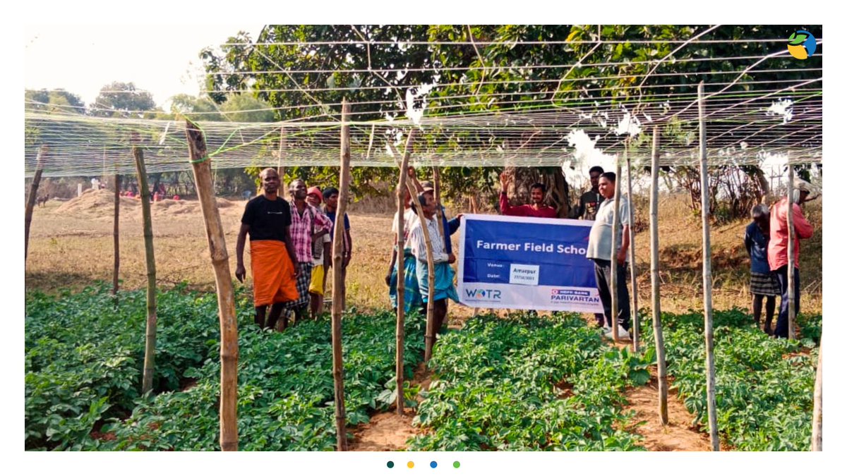 WOTRIndia's tweet photo. WOTR enables 343 farmers to adopt natural farming practices under @HDFCBankCSR's HRDP programme in Baikunthpur, Chhattisgarh.
The impact — less crop failures, better soil, and increased productivity. 🌍💚
#NaturalFarming #WOTR4Development #WOTRat30 https://t.co/fnqYAODpn8
