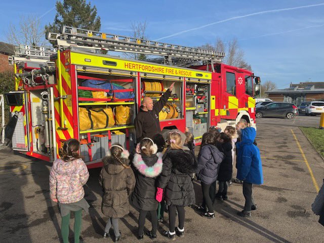 It was a very exciting morning in Year 2 with a visit from <a href="/HFRS/">Herts Fire & Rescue</a>. The children had a great time and learned lots - thank you, White Watch!
